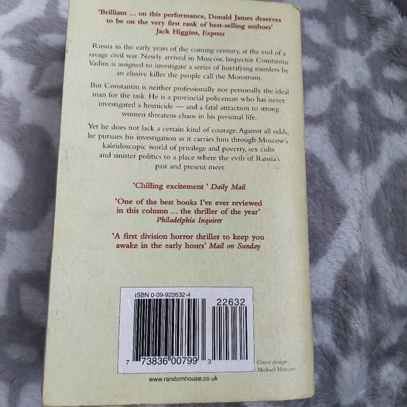 Monstrum Donald James book thriller suspense - Picture 3 of 5